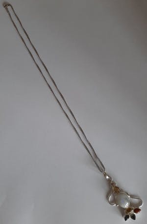 Curiosa - Zilveren ketting 925 met hanger Regenboog Maansteen kopen? Bied vanaf 40!