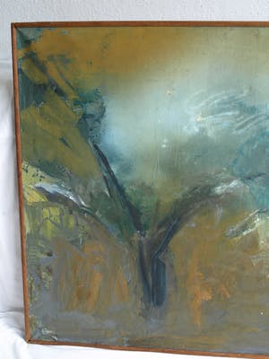 Peter Engels - Ingelijst, olieverf op doek, “Voorjaar” – gesigneerd – 1961 kopen? Bied vanaf 75!