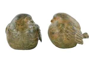 Pierre Chenet - Set van twee bronzen vogeltjes kopen? Bied vanaf 1!