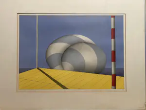 AcheterMarinus Fuit - Blauw-witte ballonnen tegen plankier? Enchérissez de 75!