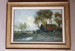 Willem G.F. Jansen - olie op doek, handgesigneerd rechtsonder kopen? Bied vanaf 575!