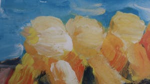 Jan Cremer - Korenschoven rood kopen? Bied vanaf 100!