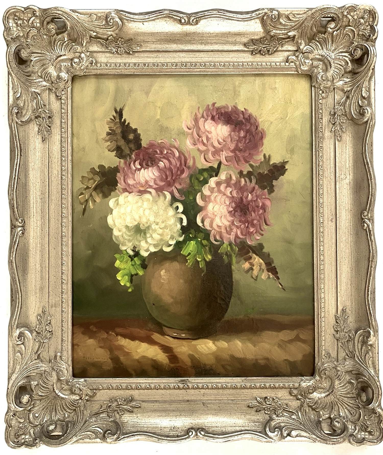 Tilly Moes - Stilleven met Chrysanten verkocht voor € 20!