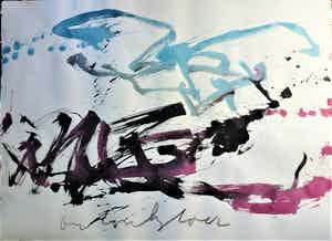 Anton Heyboer - Abstracte compositie verkocht voor € 175!