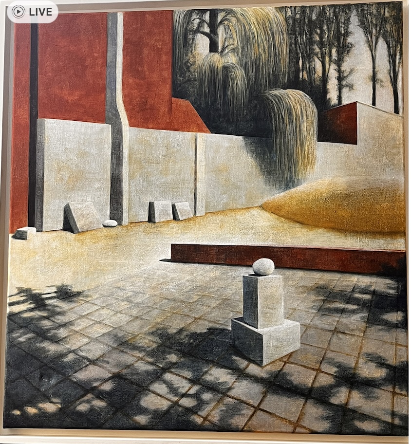Marcel van Hoef - Landschap met steenstapeling kaufen? Bieten Sie von 1200!