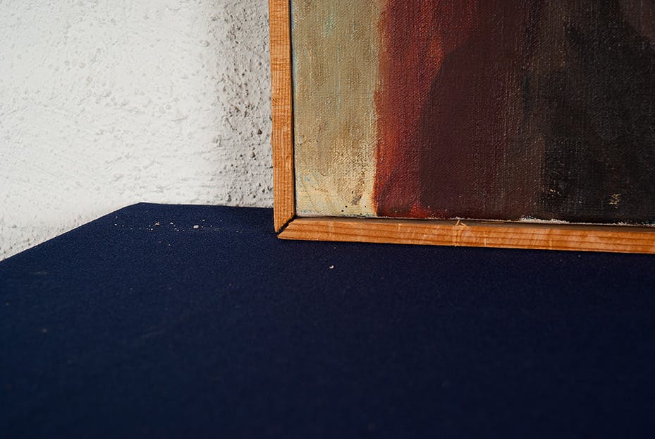 Setske Beek - Zelfportret - Olieverf op doek - gesigneerd r.b. - BKR Amsterdam - 1974 kopen? Bied vanaf 10!