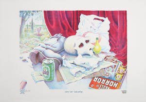 Peter Pontiac - Litho, Tempus edax, Gaga edacior kaufen? Bieten Sie von 35!