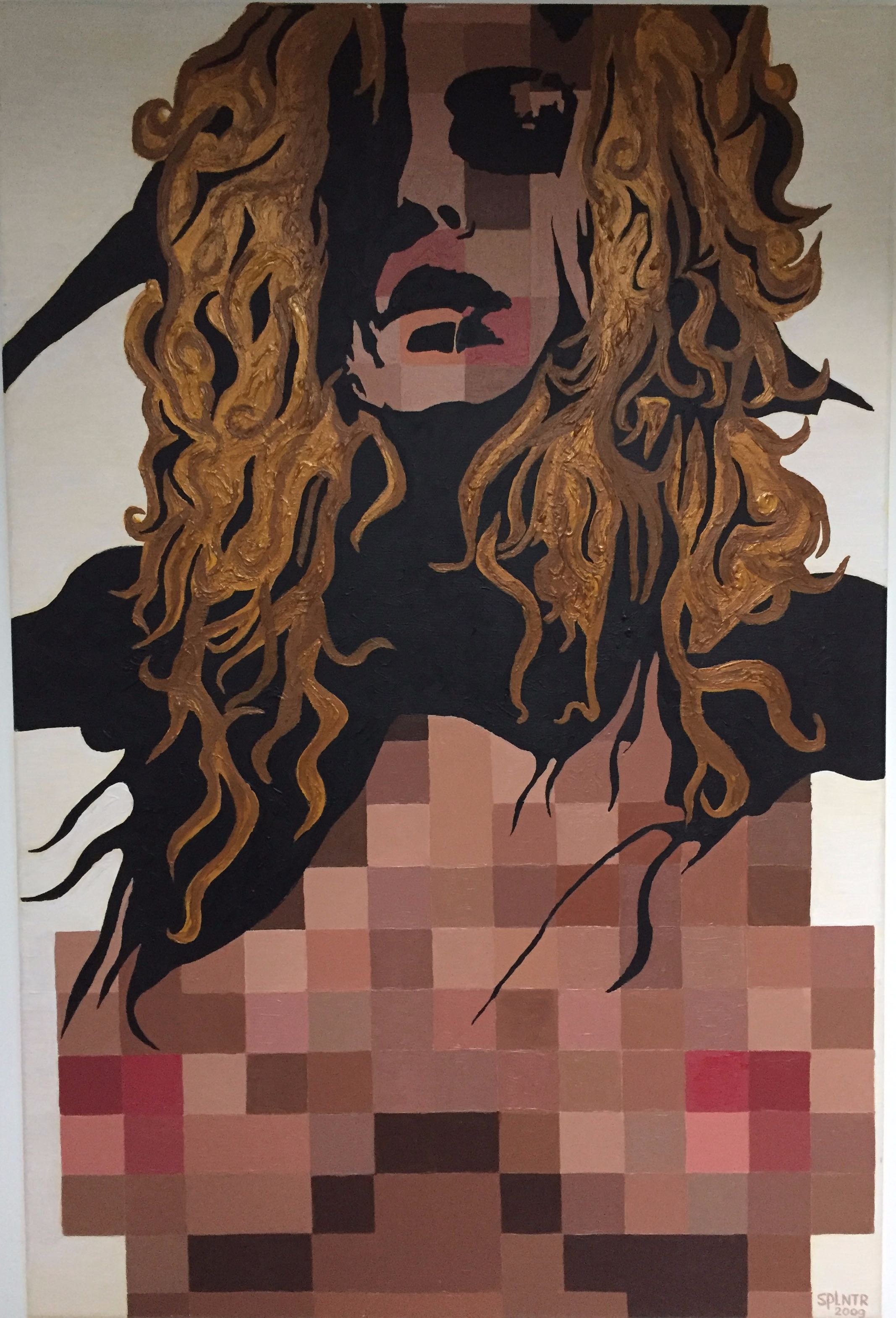 Niet of onleesbaar gesigneerd - Never add change to female roundness verkocht voor € 1!