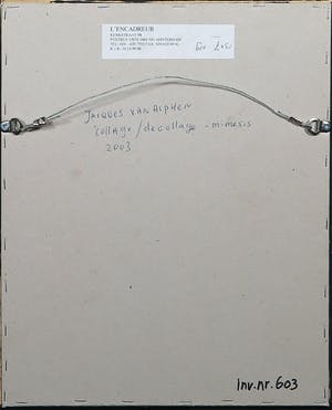 Jacques van Alphen - Collage/Decollage, Mimesis- Ingelijst kopen? Bied vanaf 1!