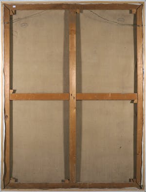 Jan Engelchor - Olieverf op doek, Abstracte compositie - Ingelijst (Groot) kopen? Bied vanaf 500!