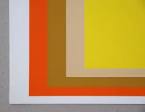 Josef Albers - Yes Sir, 1977 - Zeefdruk in beperkte oplage kopen? Bied vanaf 150!