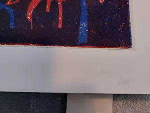 Jan Loman - Abstracte voorstelling kopen? Bied vanaf 150!