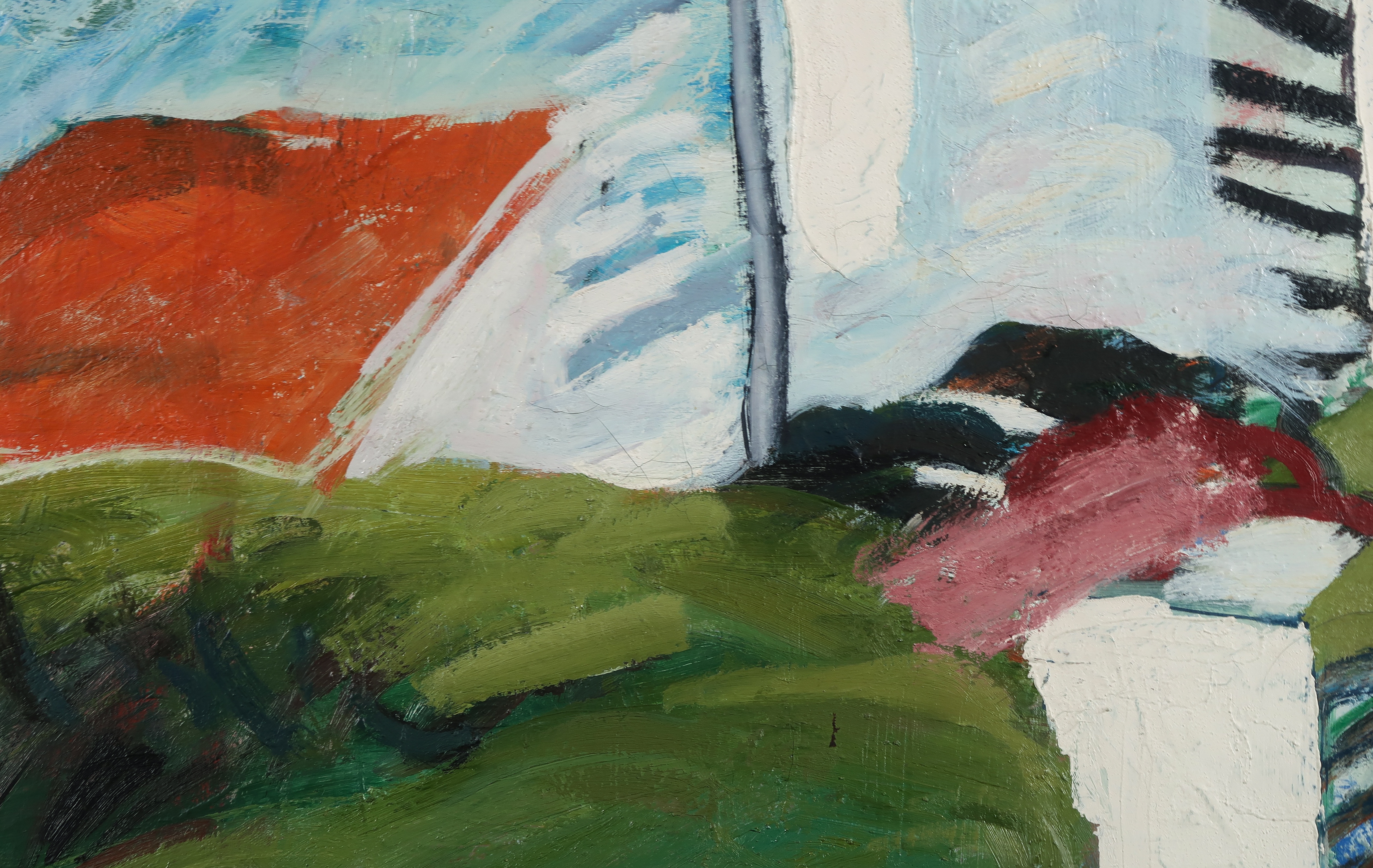 Toon de Haas - Olieverf op doek, Landschap - Ingelijst kopen? Bied vanaf 1!