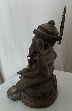 Niet of onleesbaar gesigneerd - Ganesha beeld brons toegesrijven aan 19e eeuw, uit Tibet kopen? Bied vanaf 1!