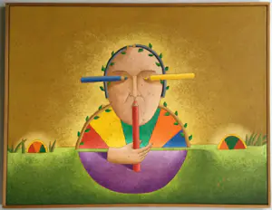 Dirk Bakker - Z.T. | surrealistisch olieverfschilderij - ingelijst kaufen? Bieten Sie von 69!