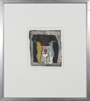 Michel van Overbeeke - Kleurenets, Zonder titel - Ingelijst kopen? Bied vanaf 35!