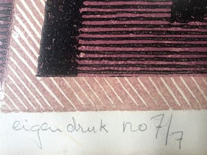 Frans de Haas - Eigendruk -Zeer kleine oplage 7/7, Handgesigneerd -1970 kopen? Bied vanaf 1!