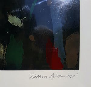 Ger van Elk - Western Stylemasters, zeefdruk op fotolitho (ingelijst, groot!) kopen? Bied vanaf 1000!