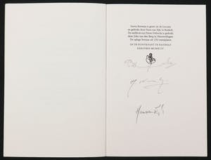 Pieter Defesche - en Hans van de Waarsenburg, Publicatie met zeefdruk en gedicht, Sierra Bermeja kopen? Bied vanaf 1!