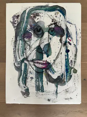 Rudi Pillen - Acryl op papier kaufen? Bieten Sie von 200!