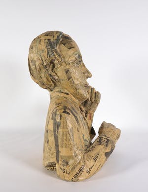 Annette Meincke-Nagy - Groot papier-maché portret van Max Beckmann. kopen? Bied vanaf 500!