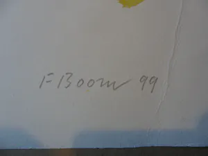 Frank Boom - Litho, Landschap in Limburg, gesigneerd kopen? Bied vanaf 25!