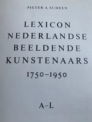 Joop Dam - Riviergezicht met varende platbodems. kopen? Bied vanaf 115!
