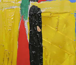 Jan van Holthe - Olieverf op board, Zonder titel - Ingelijst (Zeer groot) kopen? Bied vanaf 300!