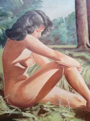 Niet of onleesbaar gesigneerd - Vrouwelijk naakt kopen? Bied vanaf 1!