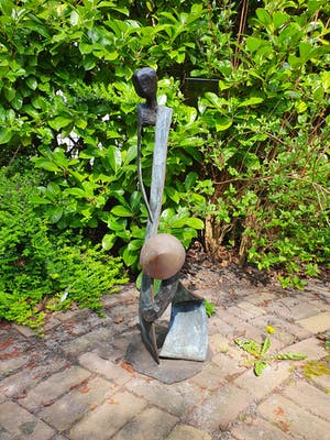 Renee van Leusden - Bronzen sculptuur van Moeder met Kind - ruim 15 kg kopen? Bied vanaf 1239!