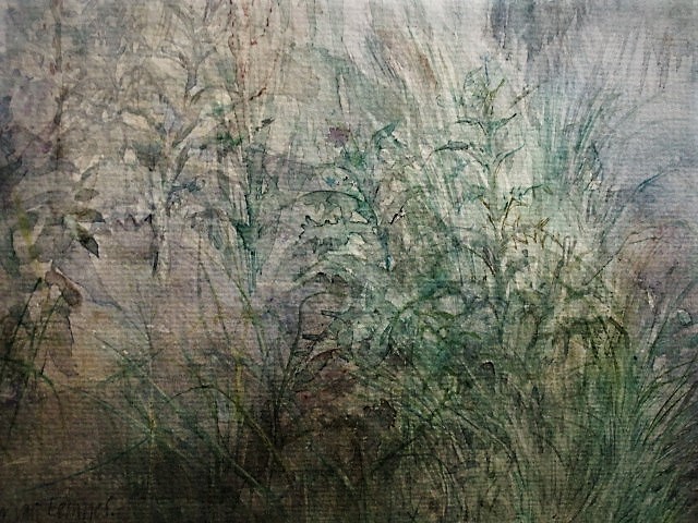 Piet Klaasse - impressionistisch Pastel - "de Waaipolder met Eemnes op de achtergrond" gesignrd kopen? Bied vanaf 1!