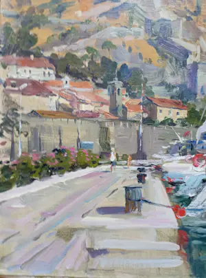 Dmitri Kostylov - Jachten in de baai van Kotor. Montenegro kopen? Bied vanaf 400!
