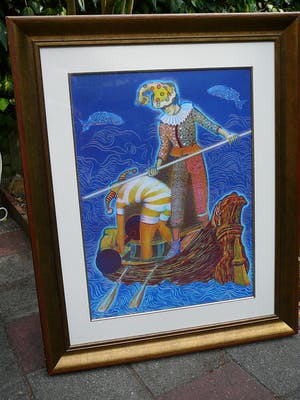 Wim Jonkman - Acte De Balance -grote steendruk- kopen? Bied vanaf 1!