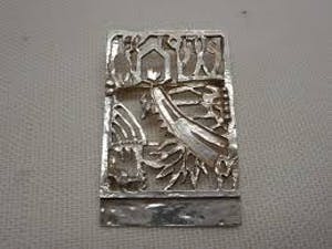 Jeroen Krabbe - Zilveren broche/hanger kopen? Bied vanaf 49!