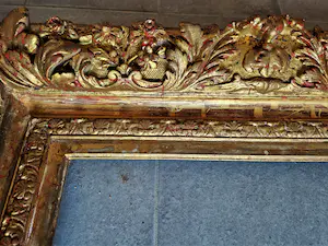 Niet of onleesbaar gesigneerd - Kapitale 19e eeuwse (of ouder) goudvergulde lijst - 110 x 90cm kopen? Bied vanaf 1!