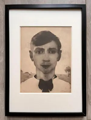 Jan Mankes - Originele Heliogravure Zelfportret 1923 kopen? Bied vanaf 95!