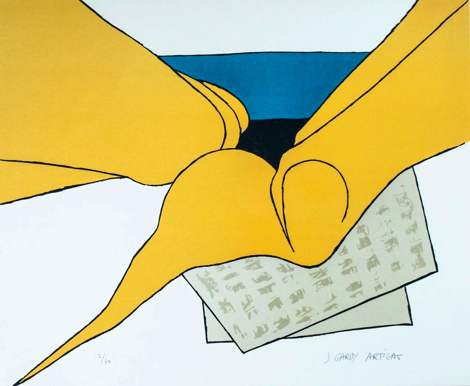Joan Gardy Artigas - Kleurenlitho LA PLAGE Handgesigneerd kaufen? Bieten Sie von 79!