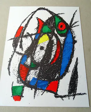 Joan Miro - La Sauterelle - 1975 - Litografía original IV (band II) - Mourlot 1039 kopen? Bied vanaf 139!