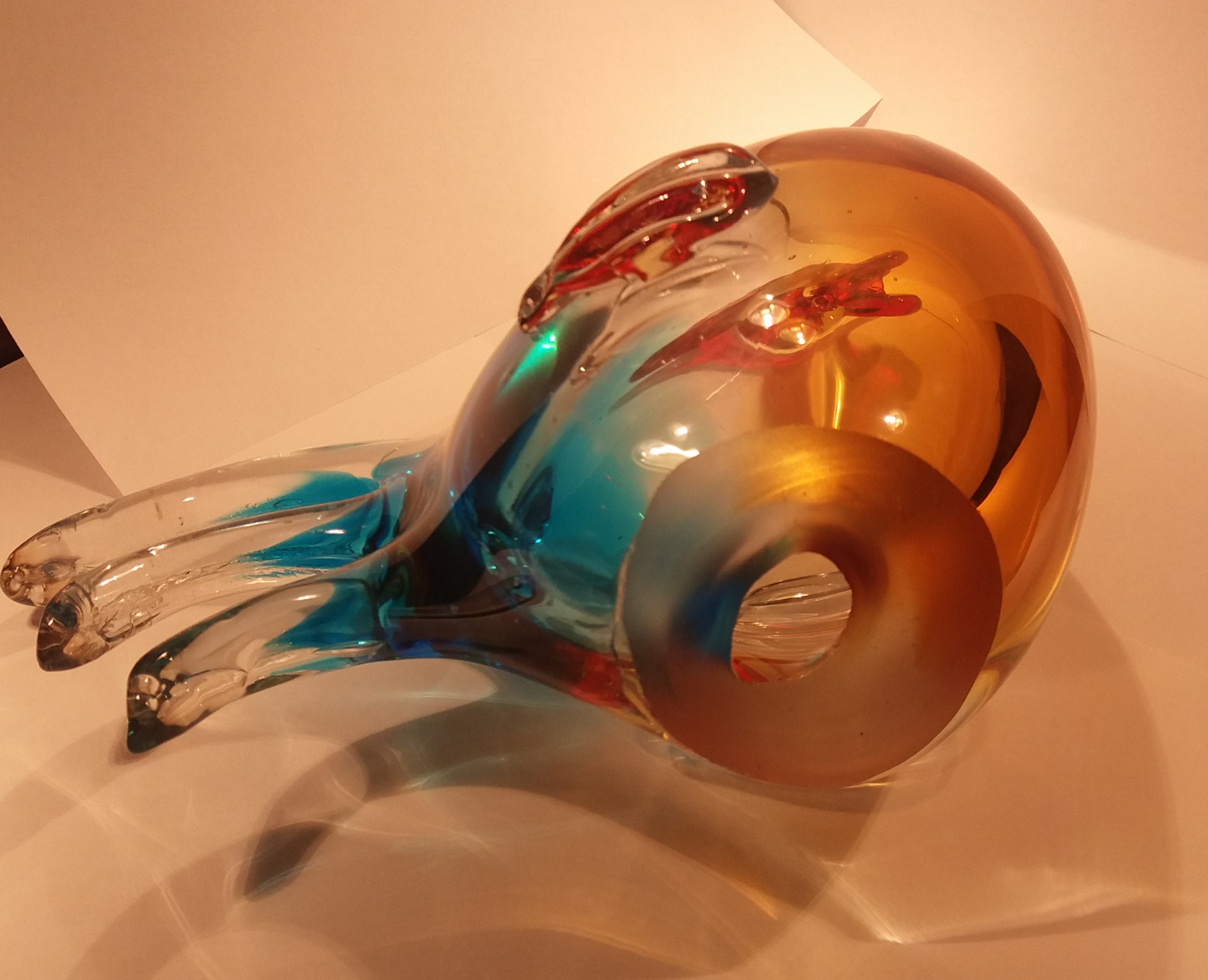 Niet of onleesbaar gesigneerd - Mond geblazen Murano haan kopen? Bied vanaf 1!