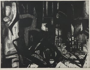 Ru van Rossem - Ets en aquatint, Sodom en Gomorra kopen? Bied vanaf 70!