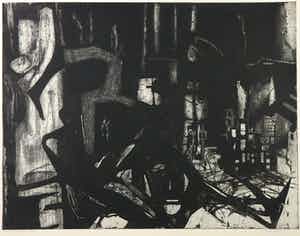 Ru van Rossem - Ets en aquatint, Sodom en Gomorra verkocht voor € 70!