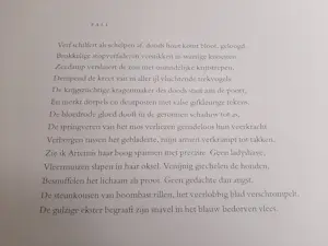 Jan Wolkers - Zeefdruk Winterbeeld VI + gedicht + foto van Jan Wolkers kopen? Bied vanaf 160!