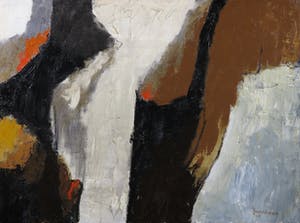 Jos Schimmer - Olieverf op doek, Zonder titel - Ingelijst kopen? Bied vanaf 1!