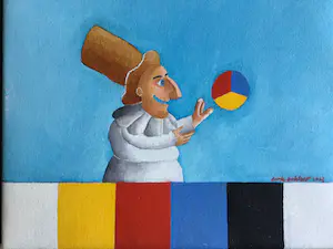 Dirk Bakker - set van 2 olieverfschilderijen - in baklijst kopen? Bied vanaf 79!