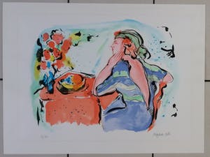 Nic Jonk - De rode tafel kopen? Bied vanaf 45!
