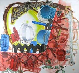 Urs Pfannenmuller - Olieverf op doek, Zonder titel - Ingelijst (Zeer Groot) kopen? Bied vanaf 100!