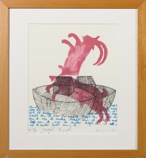 Joseph Semah - Litho, ... een ik ook de ander heeft - Ingelijst kopen? Bied vanaf 20!