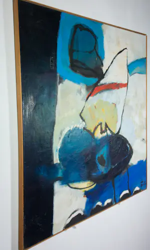 Irene van den Berg - Olieverf op doek, Zonder titel - Ingelijst kopen? Bied vanaf 50!