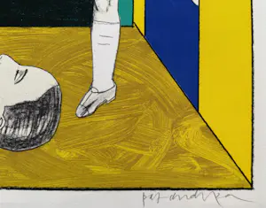 Pat Andrea - Gemengde druktechniek op papier | 'Kamer' | 1994 kopen? Bied vanaf 200!