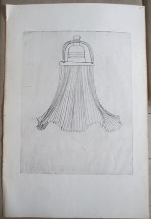 Geertjan van Oostende - Grote ets "La Veuve" kopen? Bied vanaf 35!